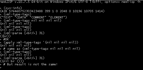 Text copy of newlisp-shell goes to &quot;Internal server error&quot; reply